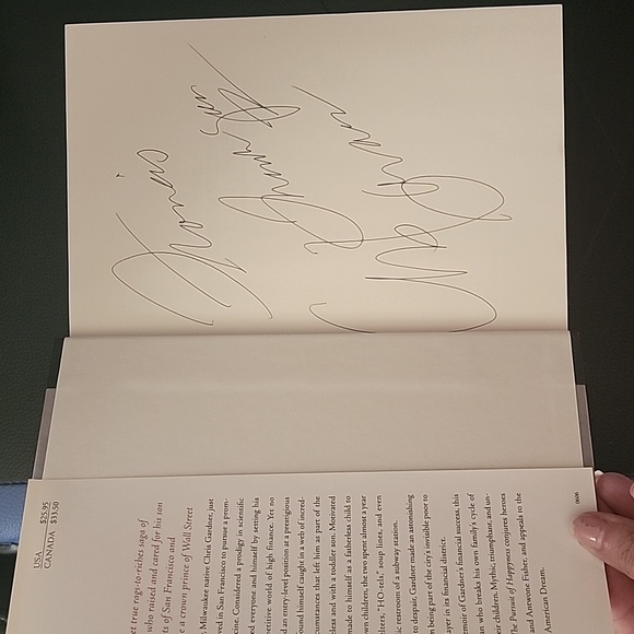 Signed copy of "The Pursuit of Happyness" - Picture 2 of 4